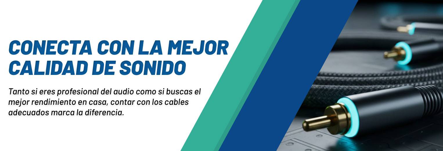 Cables y accesorios de audio
