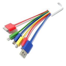 Câble chargeur USB 5 en 1 Micro USB Micro USB mini USB compatible avec Lightning 30 broches