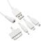 USB Charger Cable 4in1 Micro USB Apple 30pin jack 2.5