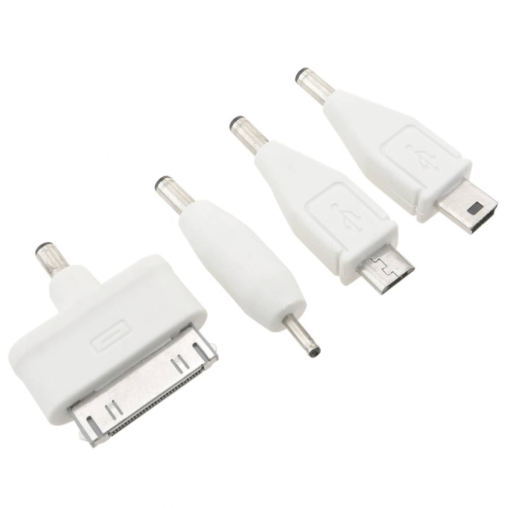 USB Charger Cable 4in1 Micro USB Apple 30pin jack 2.5