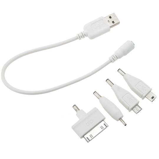 USB Charger Cable 4in1 Micro USB Apple 30pin jack 2.5