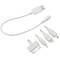USB Charger Cable 4in1 Micro USB Apple 30pin jack 2.5