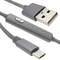 USB charger cable with timer A-male to microUSB-male 1m