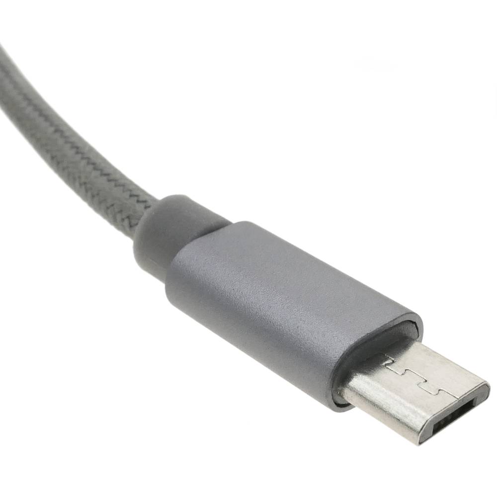 USB charger cable with timer A-male to microUSB-male 1m
