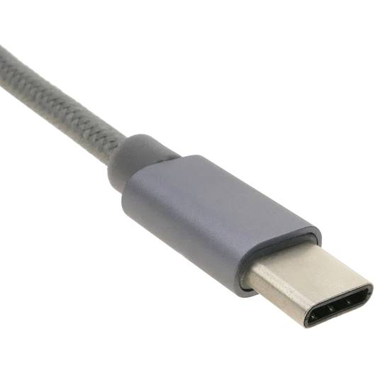 Cabo carregador USB com temporizador A-macho para USB-C-macho 1m