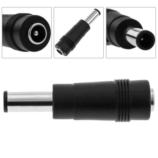 Power 5.5 x 2.1mm Female to 6.0 x 4.4mm Male pin Plug Jack Adapter Connector 