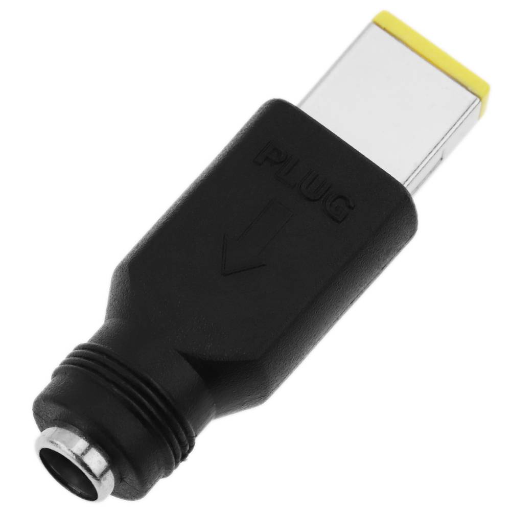 Adattatore jack di alimentazione universale da 2.1 x 5.5 mm a tipo rettangolare