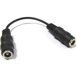 Cable d'alimentació DC-Jack connector 5.5x2.1mm de 12 cm (H/H)