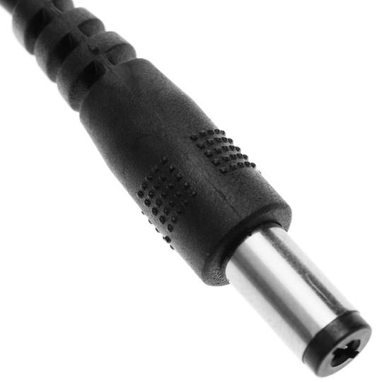 Cabo de força DC conector Jack 5.5x2.1mm 1m (M/H)