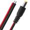 DC-voedingskabelaansluiting 5,5x2,1 mm 22AWG mannelijk tot 30cm-aansluitingen meet gele binnenkant
