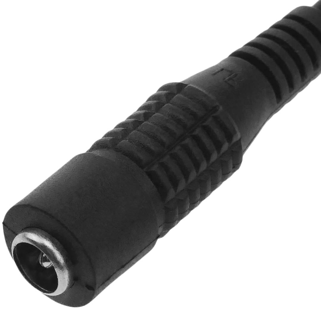 DC cabo de alimentação jack 5.5x2.1mm Feminino aos terminais 22AWG 30 centímetros