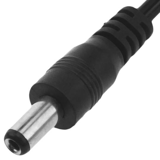 Cable de alimentación DC jack 5.5x2.1mm 22AWG macho a bornes de 30cm