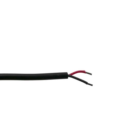 DC cabo de alimentação jack 5.5x2.5mm Feminino aos terminais 24AWG 30 centímetros