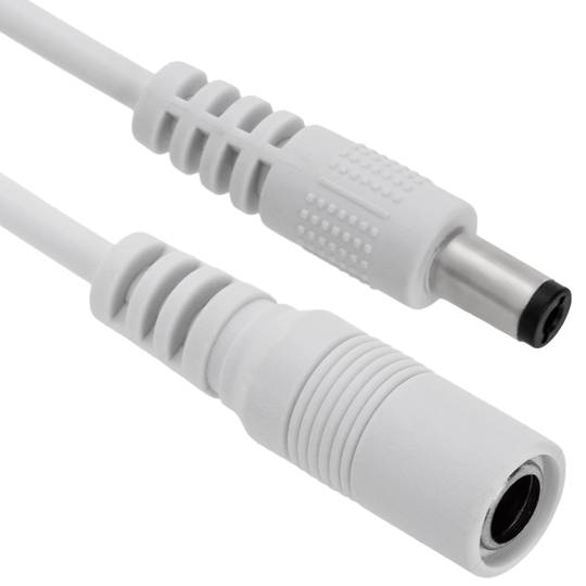 Câble d'alimentation DC Connecteur Jack 2.1 x 5.5 mm 5 m (M/F)