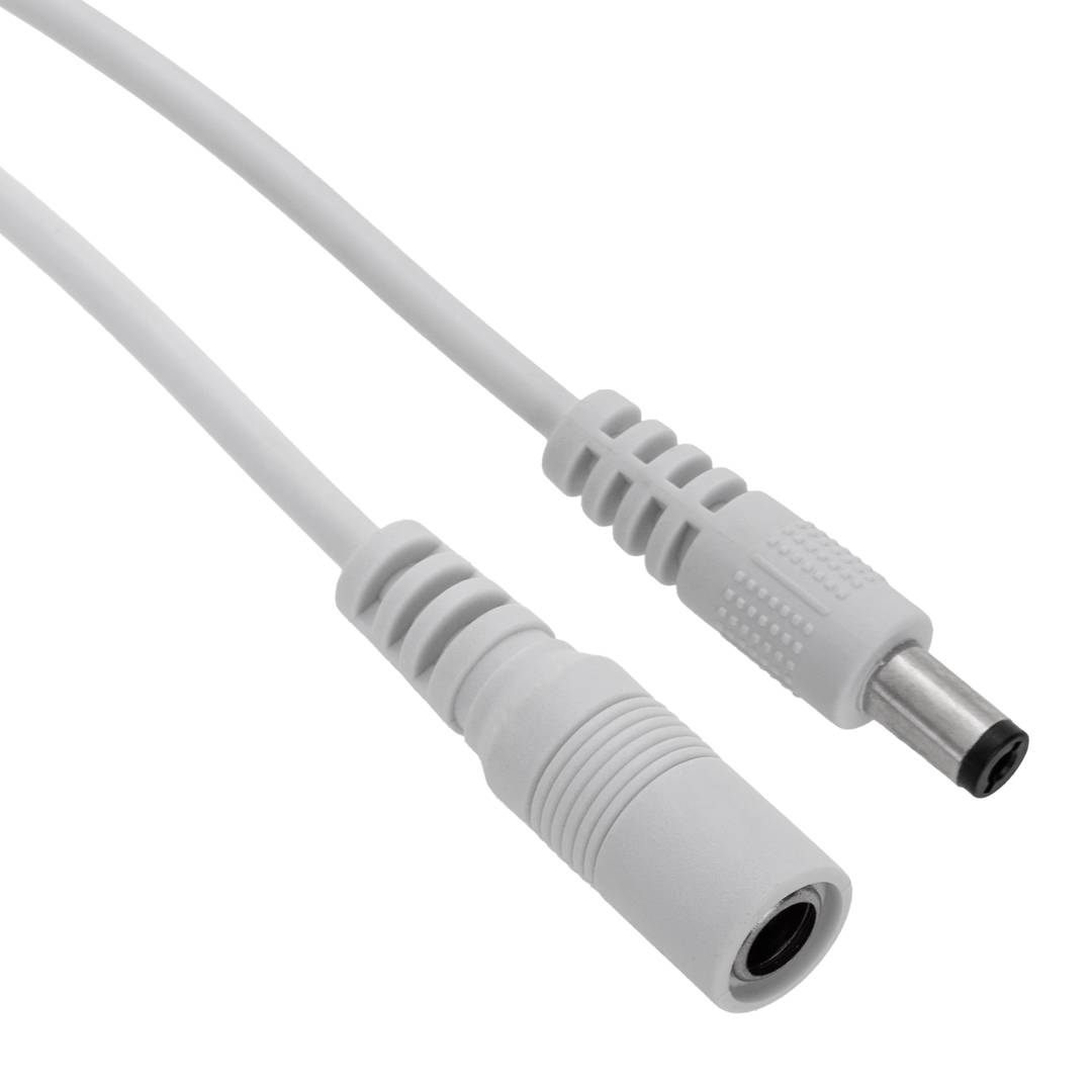 Câble d'alimentation DC Connecteur Jack 2.1 x 5.5 mm 5 m (M/F)