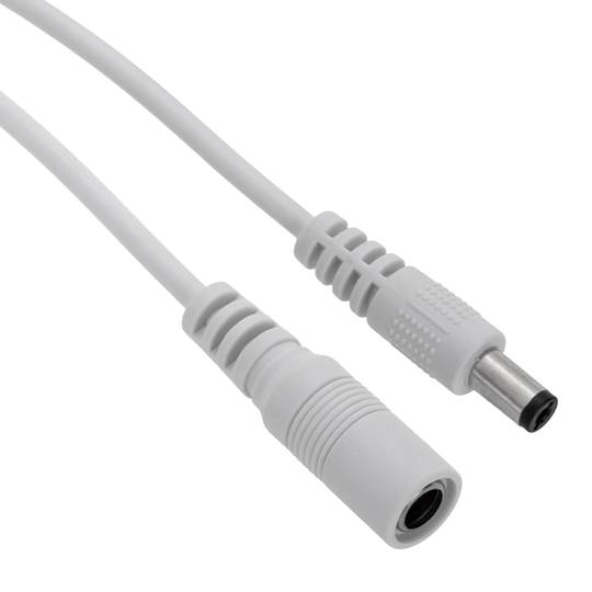 Câble d'alimentation DC Connecteur Jack 2.1 x 5.5 mm 5 m (M/F)