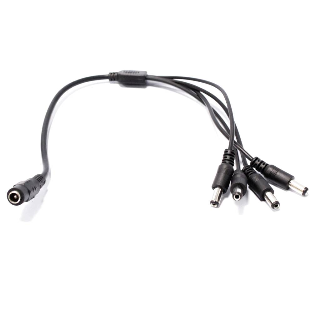 Multiplicateur de 5,5 mm Câble d'alimentation CC OD 4 ports