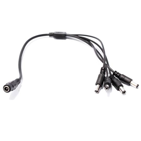 Multiplicateur de 5,5 mm Câble d'alimentation CC OD 4 ports