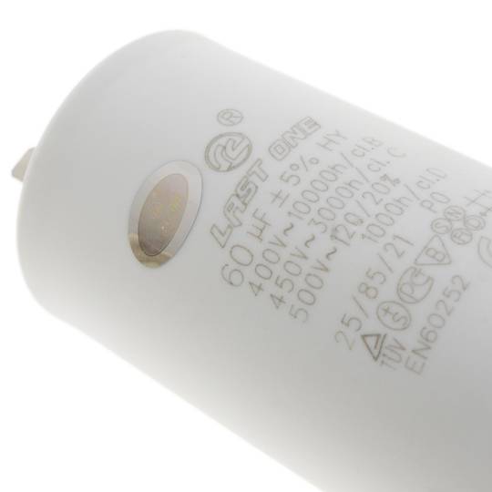Capacitor de partida para motor 60µF 450VAC