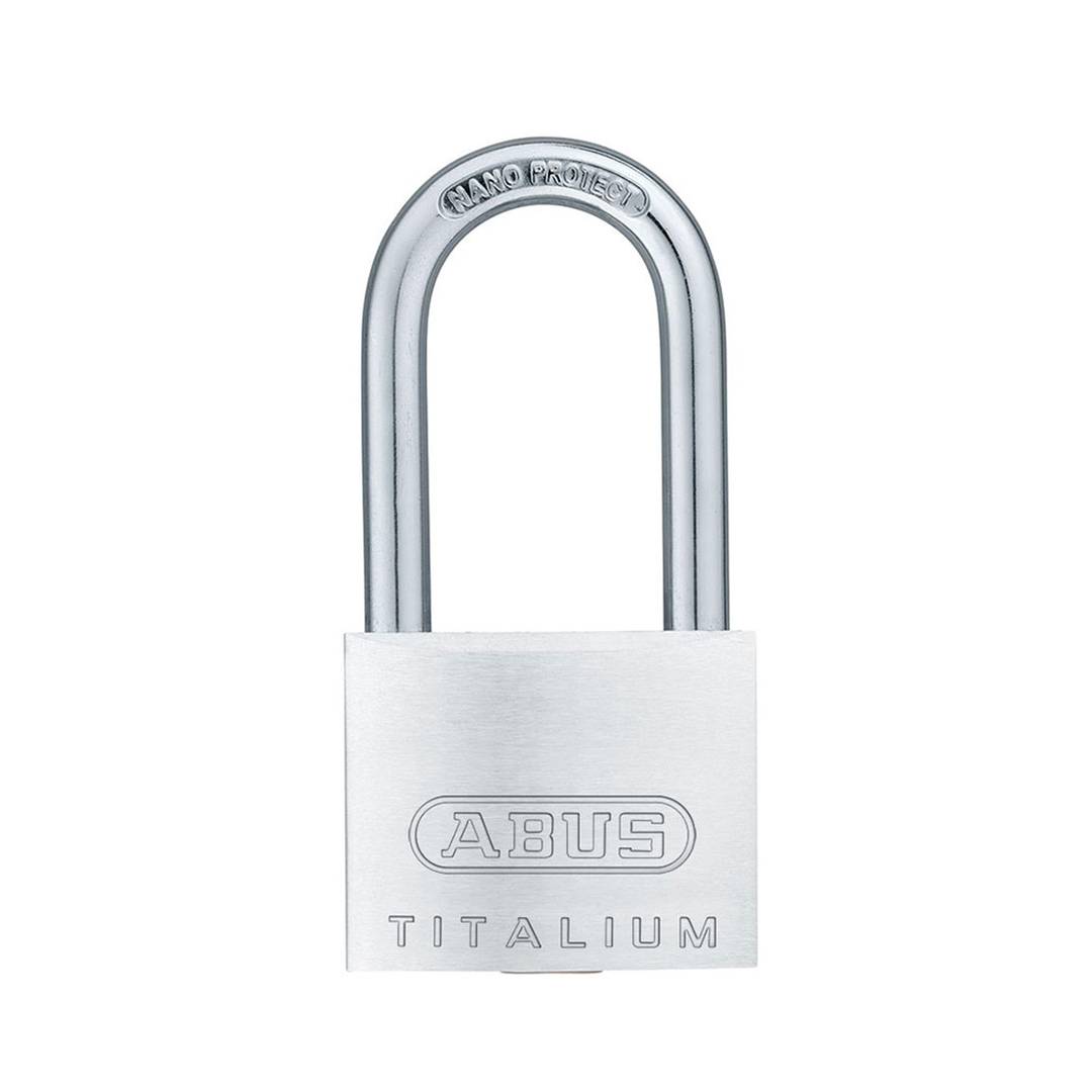 64TI/25HB25 Abus Cadeado de titânio com argola longa de 25 mm