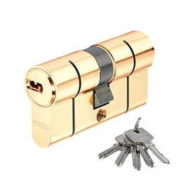 Brass Double Clutch Euro Cylinder Bore 30/40mm D66 MM 30/40 Abus