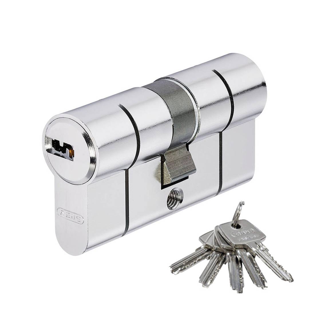 Eurocylinder z niklowanym podwójnym sprzęgłem 30/30 D66 N 30/30 Abus