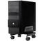 Supporto per PC in metallo con ruote nere da 13 a 25 cm