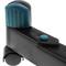 Supporto PC computer con rotelle in nero configurabile 8-25 cm