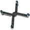 Supporto PC computer con rotelle in nero configurabile 8-25 cm