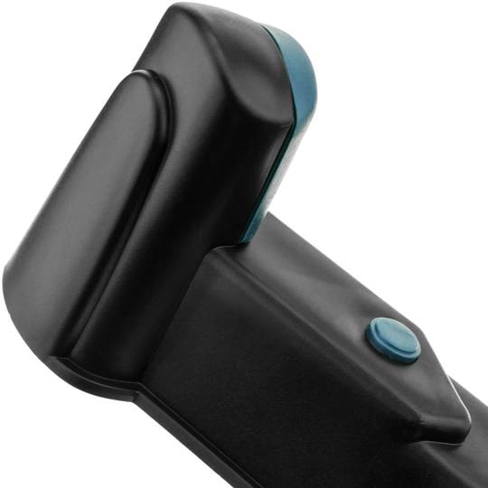 Supporto PC computer con rotelle in nero configurabile 8-25 cm