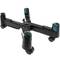 Supporto PC computer con rotelle in nero configurabile 8-25 cm