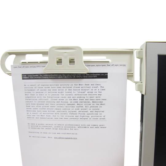 Support documents for display