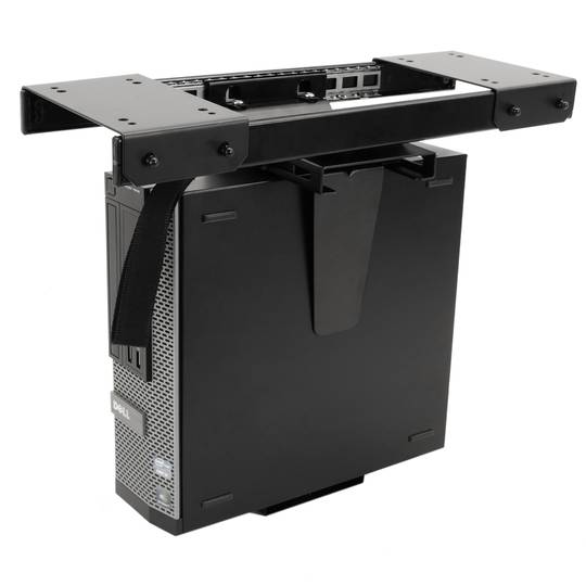 Computerbehuizing met schuif onder verstelbare tafel 88-203mm