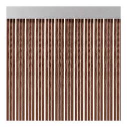 Deurgordijn S-350 90x210 cm kleur bruin Acudam