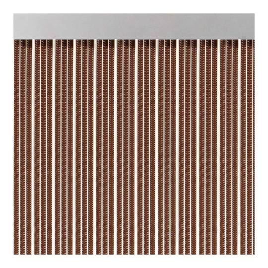 Rideau de porte S-350 90x210 cm couleur marron Acudam