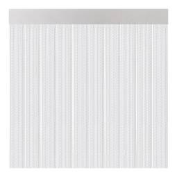 Rideau de porte Lisboa 90x210 cm couleur cristal Acudam