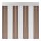 Rideau de porte Lisboa 90x210 cm couleur marron-verre Acudam