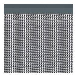 Manacor deurgordijn 90x210 cm zilverkleur Acudam