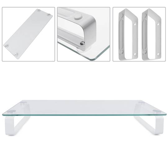 Winda biurkowa z płaskim ekranem - półka na monitor i notebook