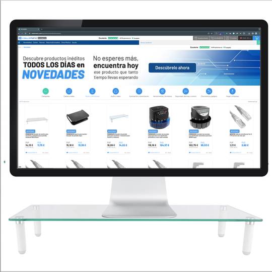 Monitorständer für Desktop und Laptop Regal 560x210mm