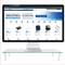 Monitorständer für Desktop und Laptop Regal 560x210mm