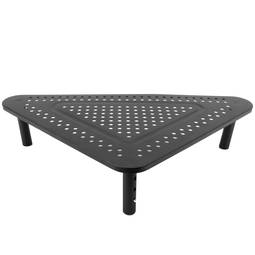 Support d'écran pour ordinateur de bureau et ordinateur portable tablette de coin métallique