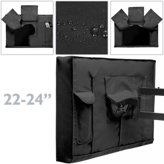 Housse de protection extérieure pour moniteur écran TV LCD 22-24