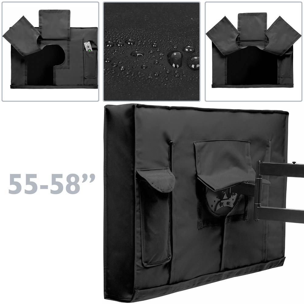 Housse de protection pour moniteur écran plat TV LCD 55 125x110x12cm