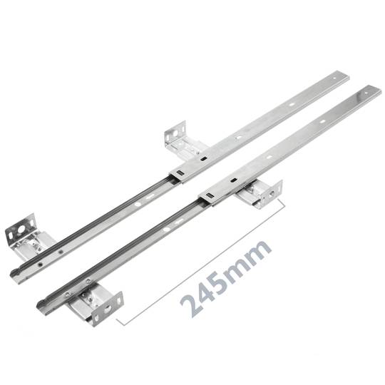Guide scorrevoli con cuscinetti 345-580mm per cassetti e vassoi
