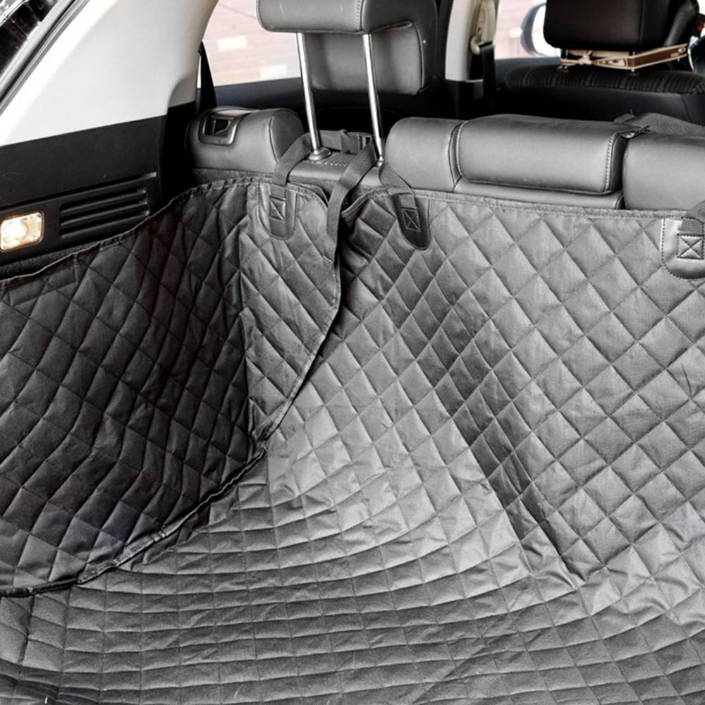 Padded car trunk cover. Nonslip protective mat cover for dog hair and pet  170 x 183 cm - Cablematic