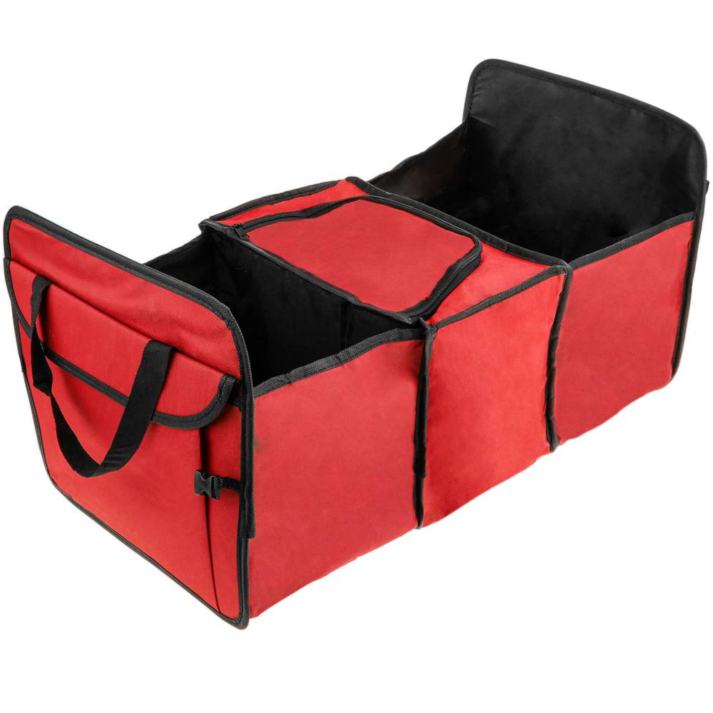 non-slip boot organiser/car folding box for the highest demands. Velcro reinforced base and side walls The innovative boot bag with cooling compartment NEW absolutely robust 600D polyester 