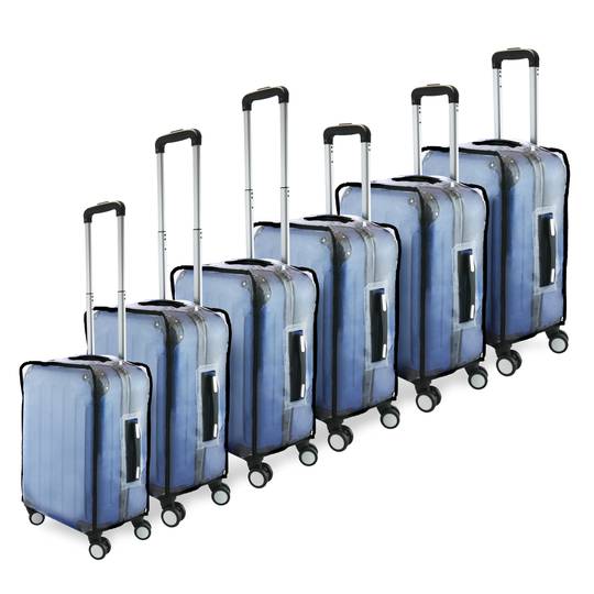 Acheter Couvercle de Protection des roues de valises en Silicone, 8 pièces,  couvercle de roulettes de boîte de chariot, accessoires de bagages