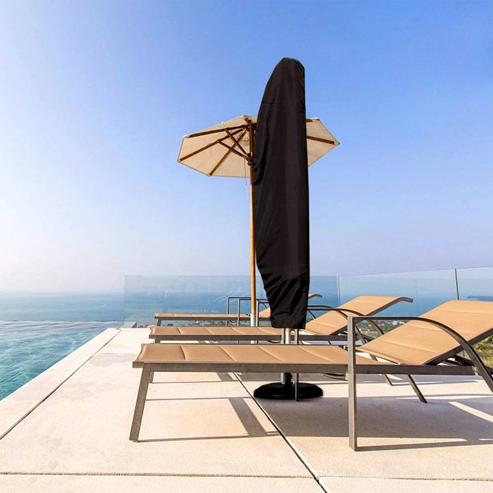 Funda para sombrilla de 205 cm. Cubierta protectora impermeable de parasol