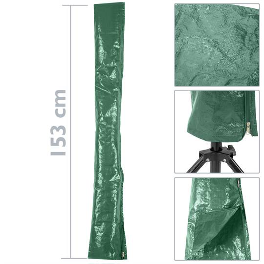 Waterproof protective cover for parasol 153 cm